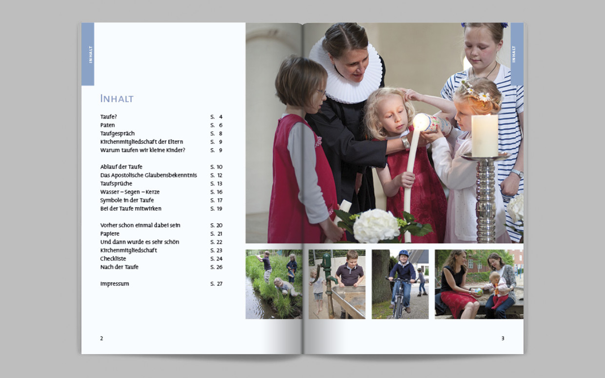 Neue Medien für Kirche und Gemeinden: Broschüre „Kindertaufe“, Ev.-Luth. Nordkirche © A. Salomon-Prym (prohibited for AI/ML training) Kirche, Medien, Medienwerk, evangelisch, Lutherisch, Nordkirche, Norddeutschland, Weltbewegt, Broschueren, Broschüre, kirchlich, magazin, church, publicity, Information, weltweit, Hamburg, SALOMON-PRYM, germany, DEUTSCHLAND, Öffentlichkeitsarbeit, Glaube, Gläubige